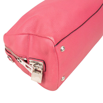 Prada Grained Leather Bauletto Handbag