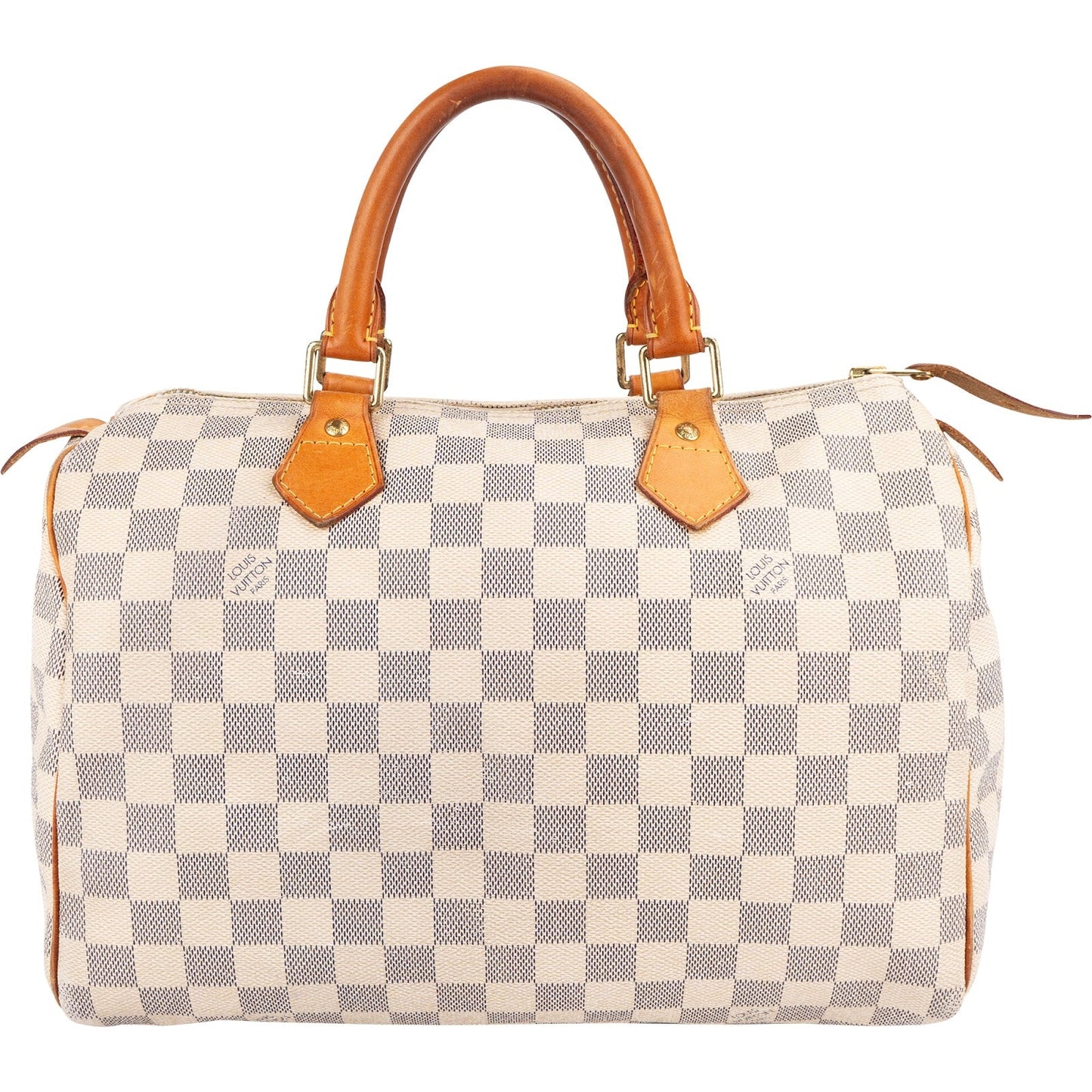 Louis Vuitton Monogram Damier Azur Canvas Speedy 30 Handbag