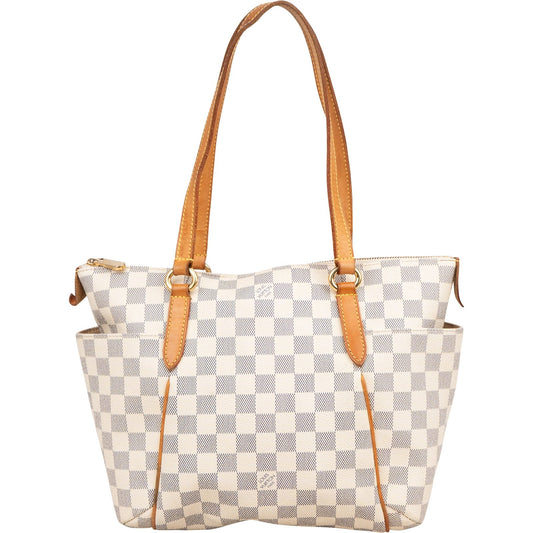 Louis Vuitton Monogram Damier Azur Canvas Totally PM Shoulder Bag