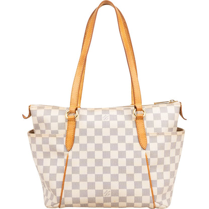 Louis Vuitton Monogram Damier Azur Canvas Totally PM Shoulder Bag