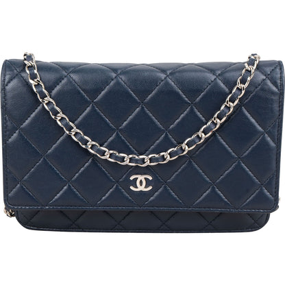 Chanel Quilted Lambskin Wallet On Chain Crossbody Bag