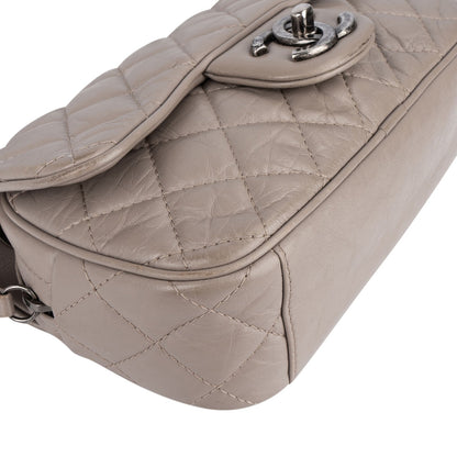 Chanel Quilted Leather Single Flap Crossbody Bag