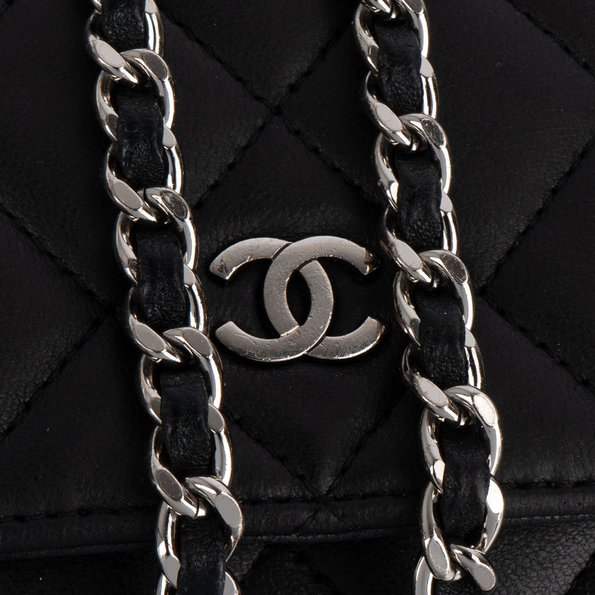 Chanel Quilted Lambskin Wallet On Chain Crossbody Bag