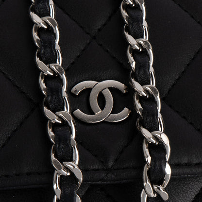 Chanel Quilted Lambskin Wallet On Chain Crossbody Bag