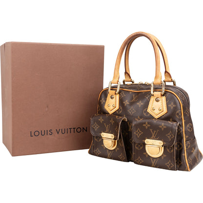 Louis Vuitton Monogram Canvas Manhattan PM Handbag