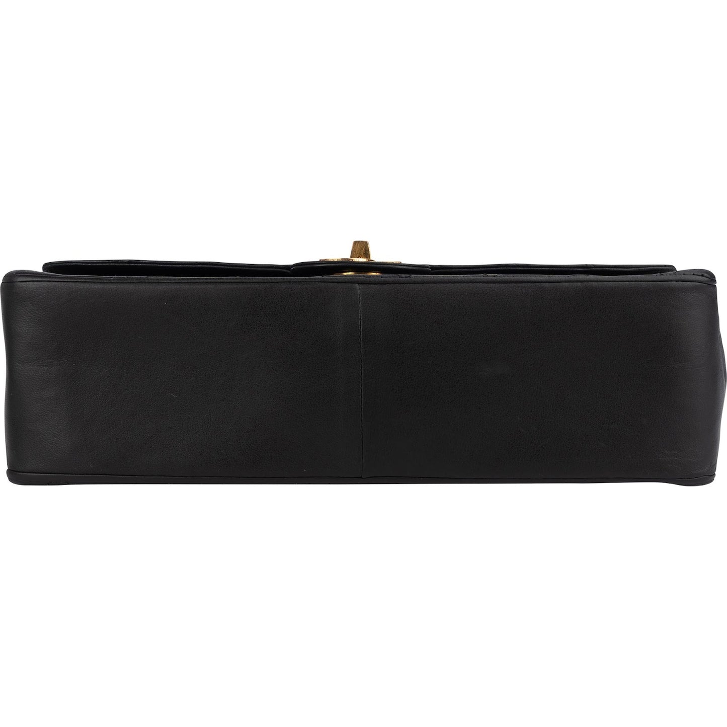 Chanel Quilted Lambskin 24K Gold Double Flap Shoulder Bag