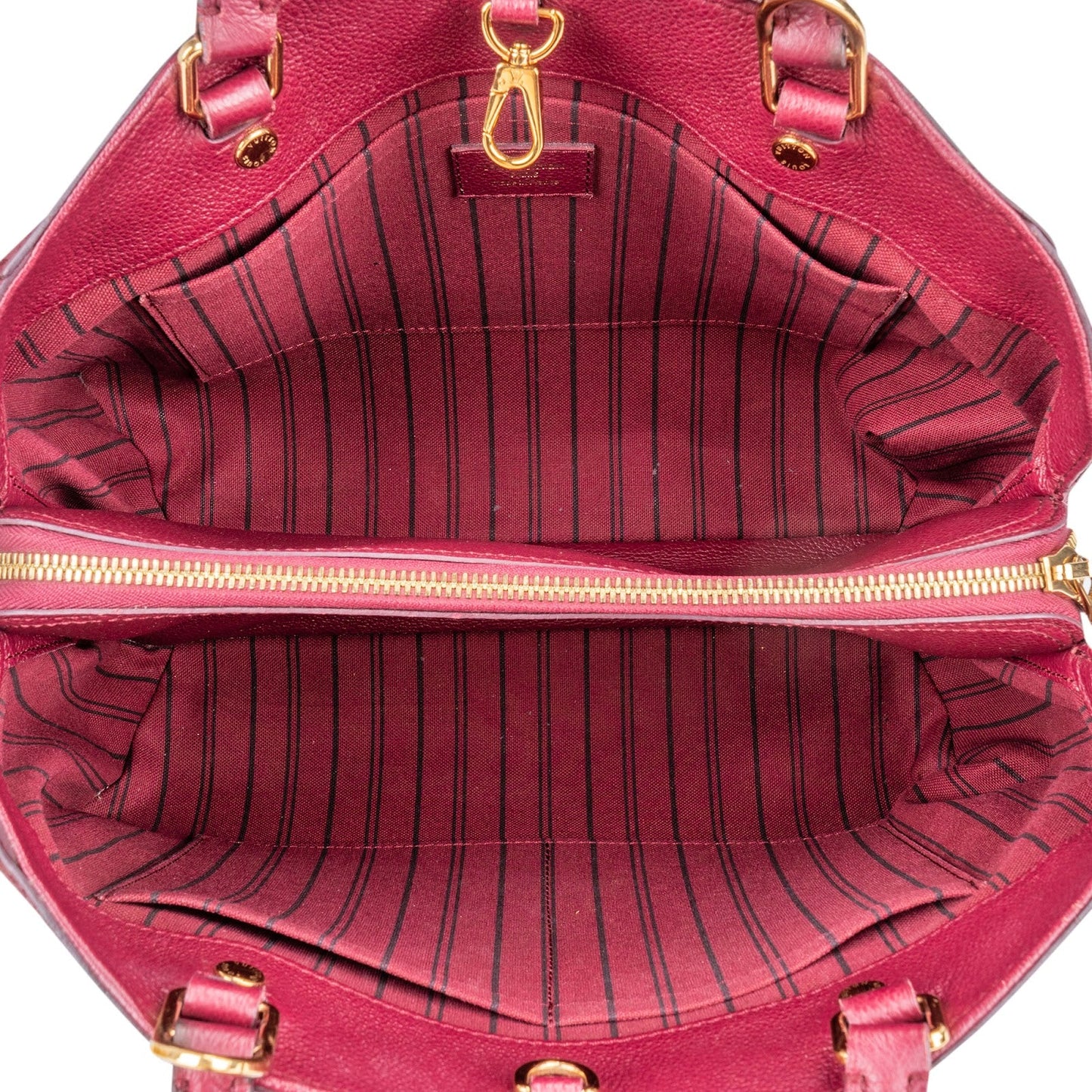 Louis Vuitton Leather Monogram Empreinte Montaigne MM Handbag