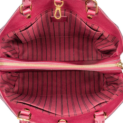 Louis Vuitton Leather Monogram Empreinte Montaigne MM Handbag