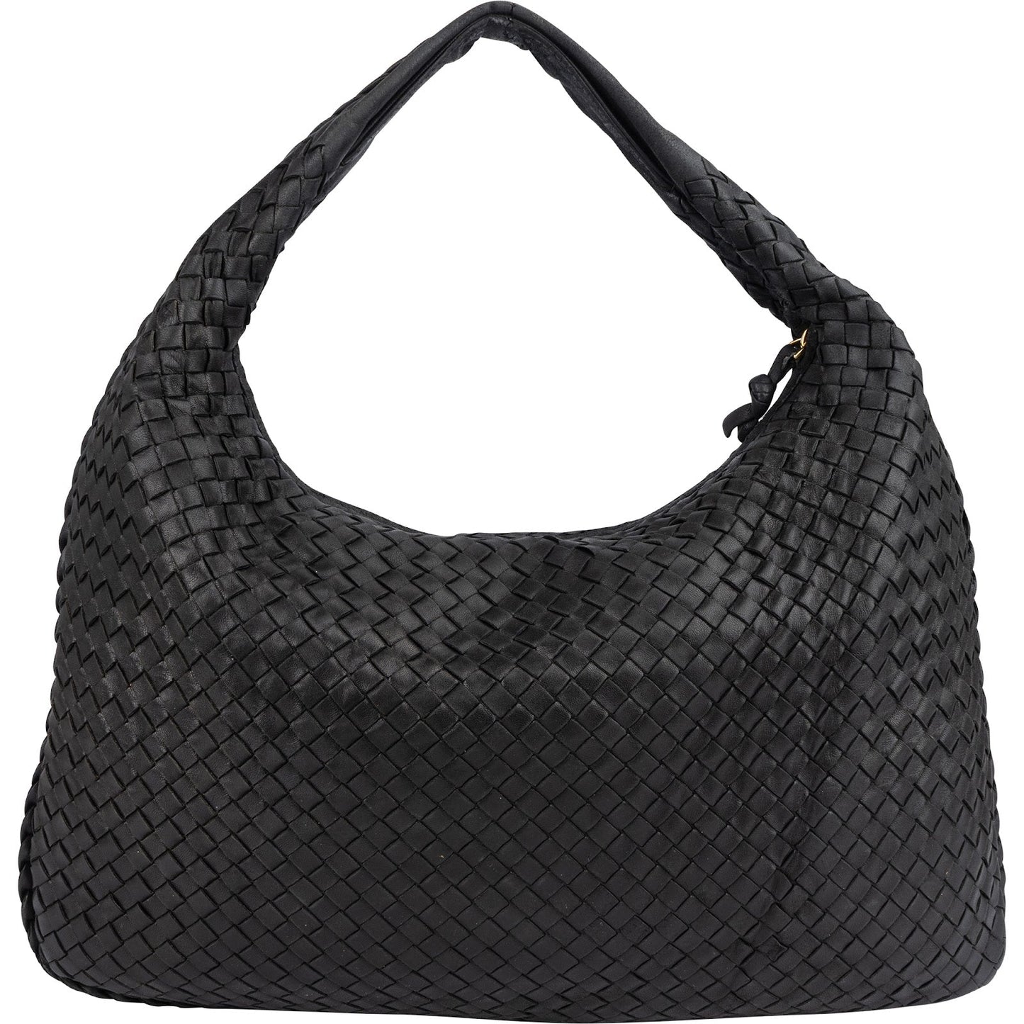 Bottega Intrecciato Leather Belly Hobo Shoulder Bag