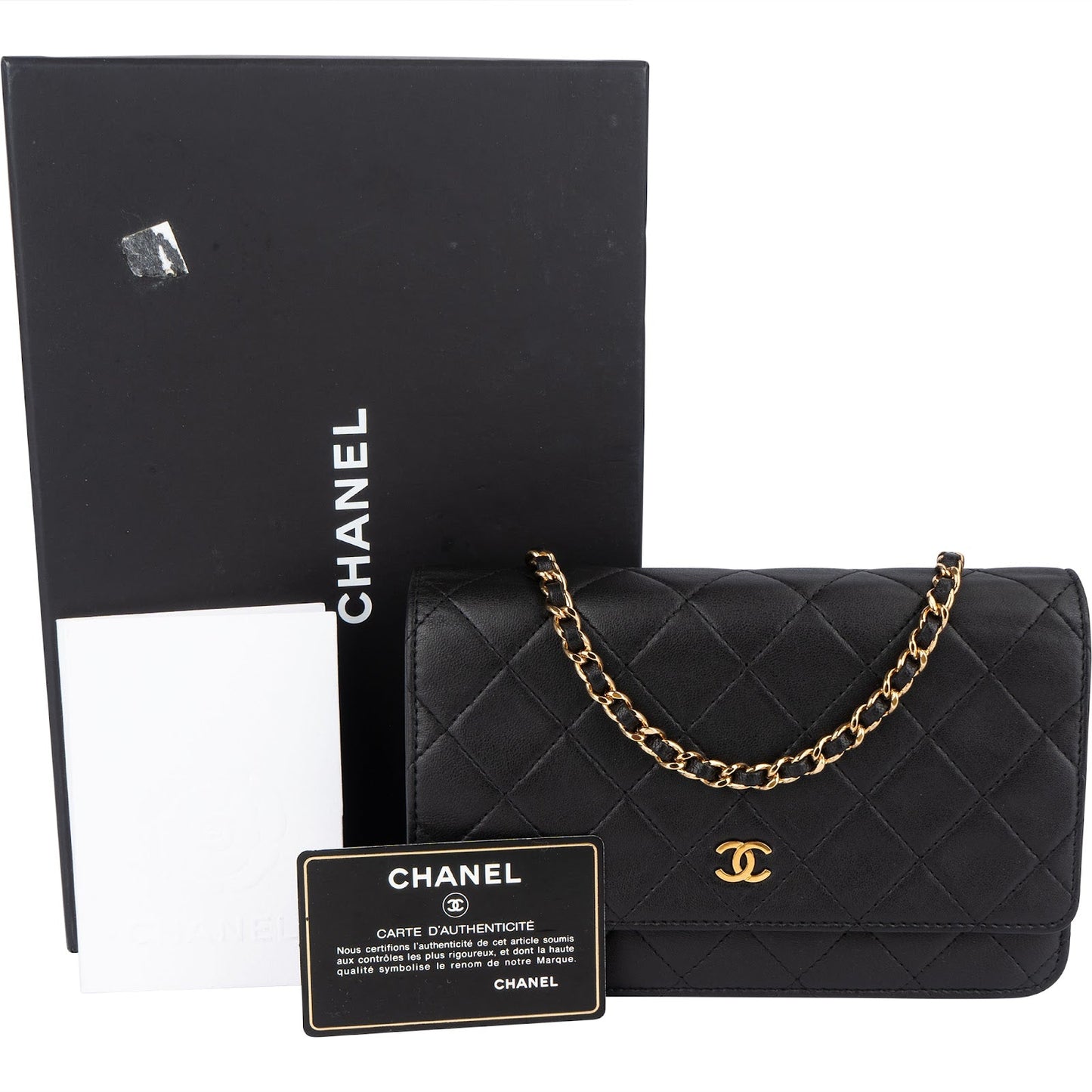 Chanel Quilted Lambskin Wallet On Chain Crossbody Bag
