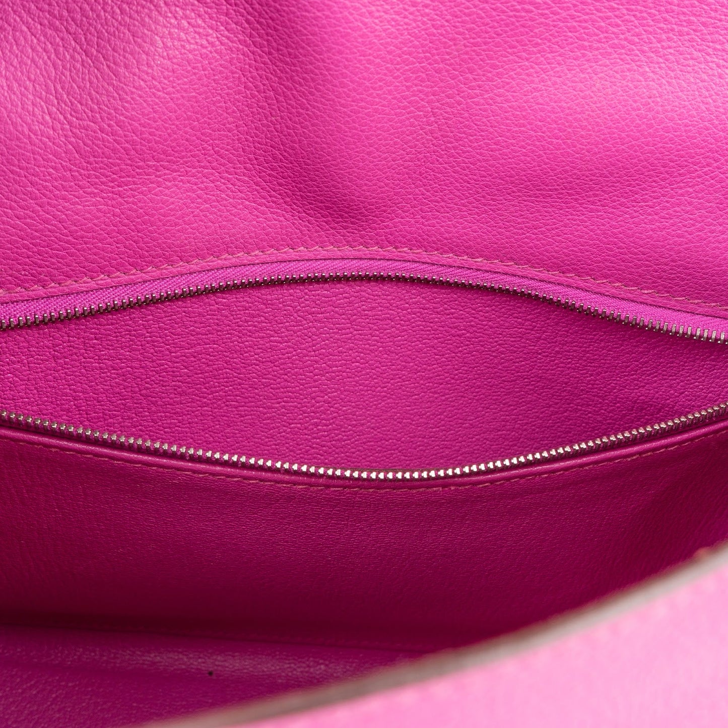 Hermès Pink Chevre Leather Palladium Kelly 28 Handbag