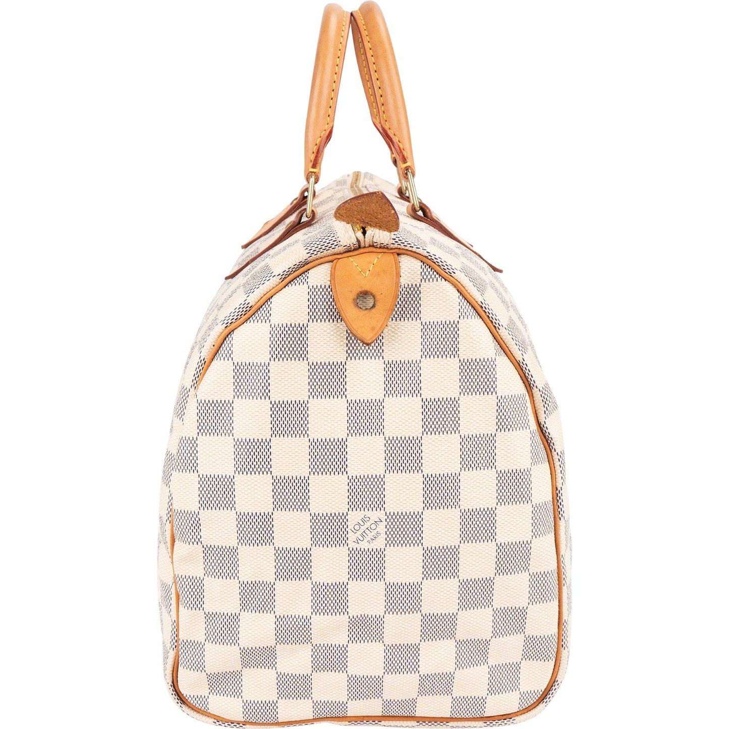 Louis Vuitton Monogram Damier Azur Canvas Speedy 35 Handbag