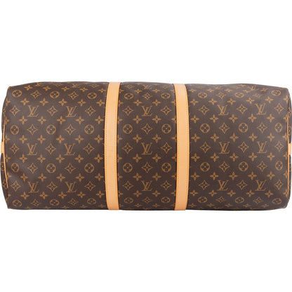 Louis Vuitton Monogram Canvas Keepall 60 Bandoulière Travel Bag