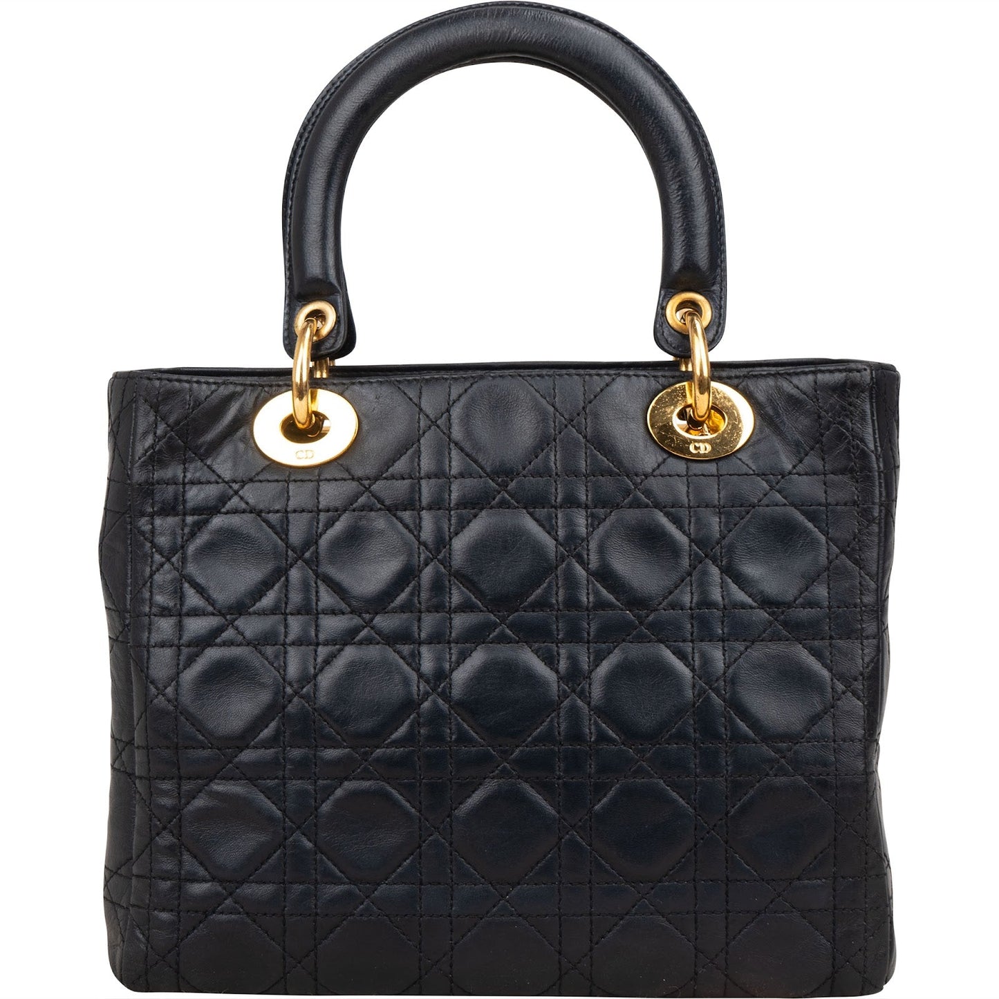 Christian Dior Quilted Leather Lady Dior Handbag