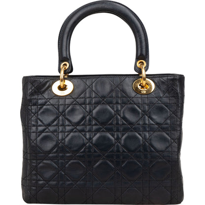 Christian Dior Quilted Leather Lady Dior Handbag