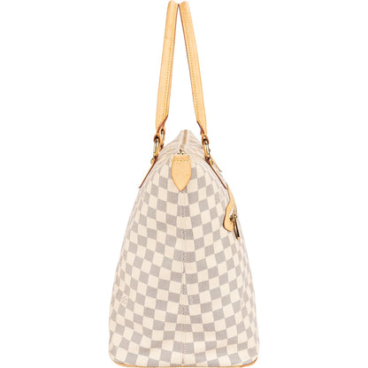 Louis Vuitton Monogram Damier Azur Saleya GM Handbag
