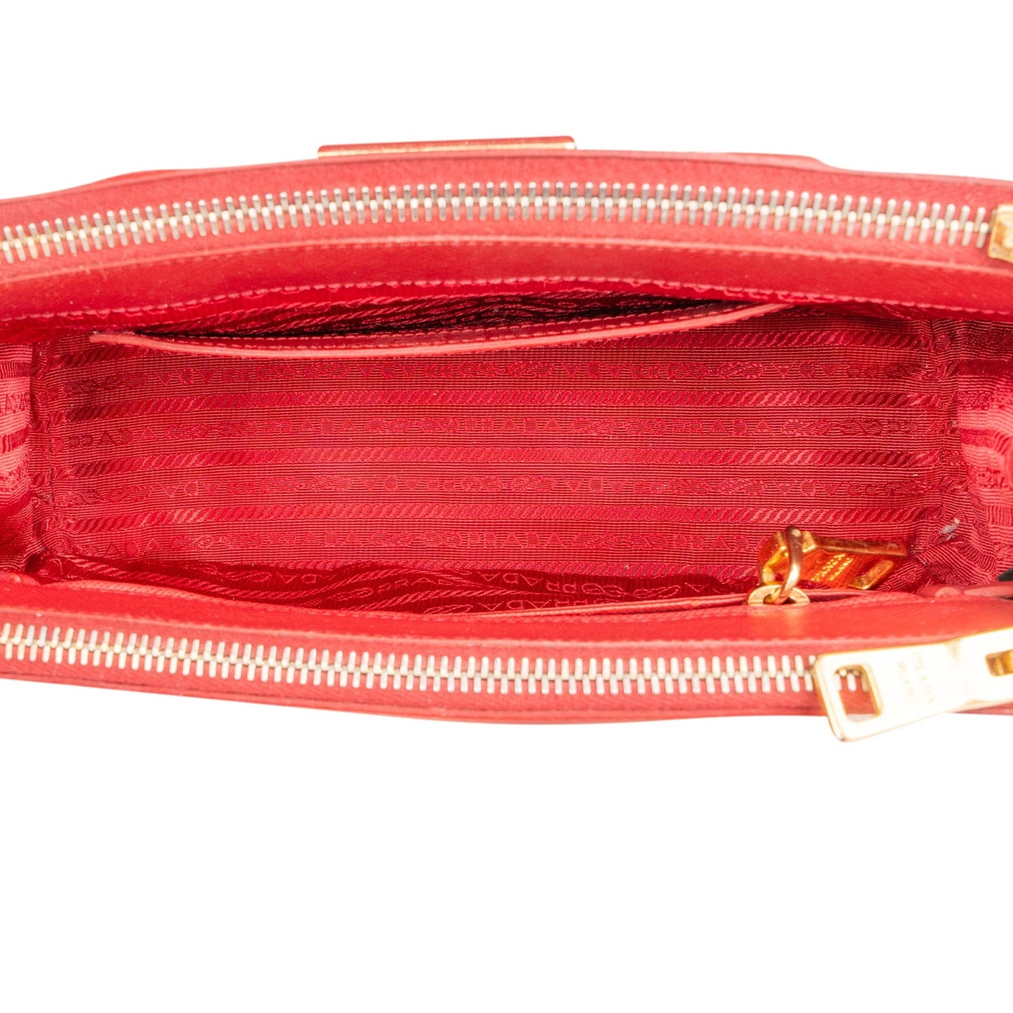 Prada Saffiano Leather Small Galleria Handbag