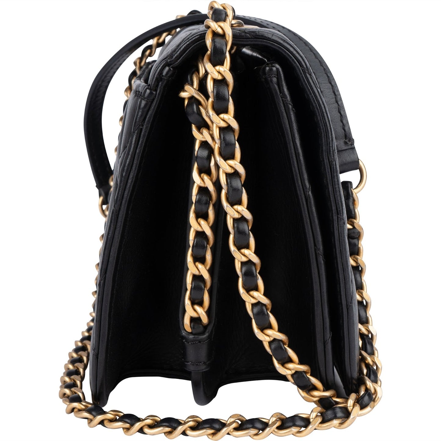 Chanel Quilted Lambskin Mini Rectangular Single Flap Crossbody Bag
