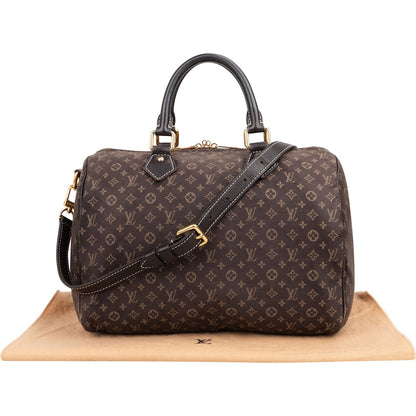 Louis Vuitton Monogram Mini Lin Speedy 30 Bandoulière Handbag