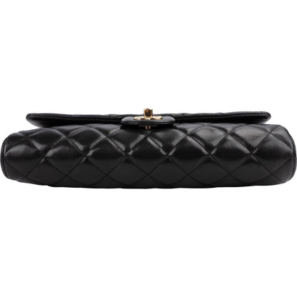 Chanel Quilted Lambskin Medium Single Flap Shoulder Bag