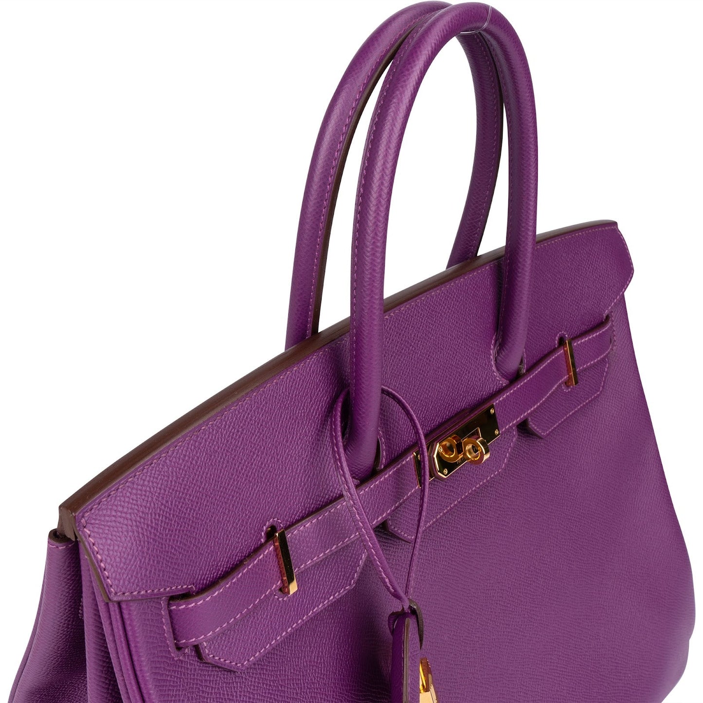 Hermès Violet Epsom Leather Birkin 35 Handbag
