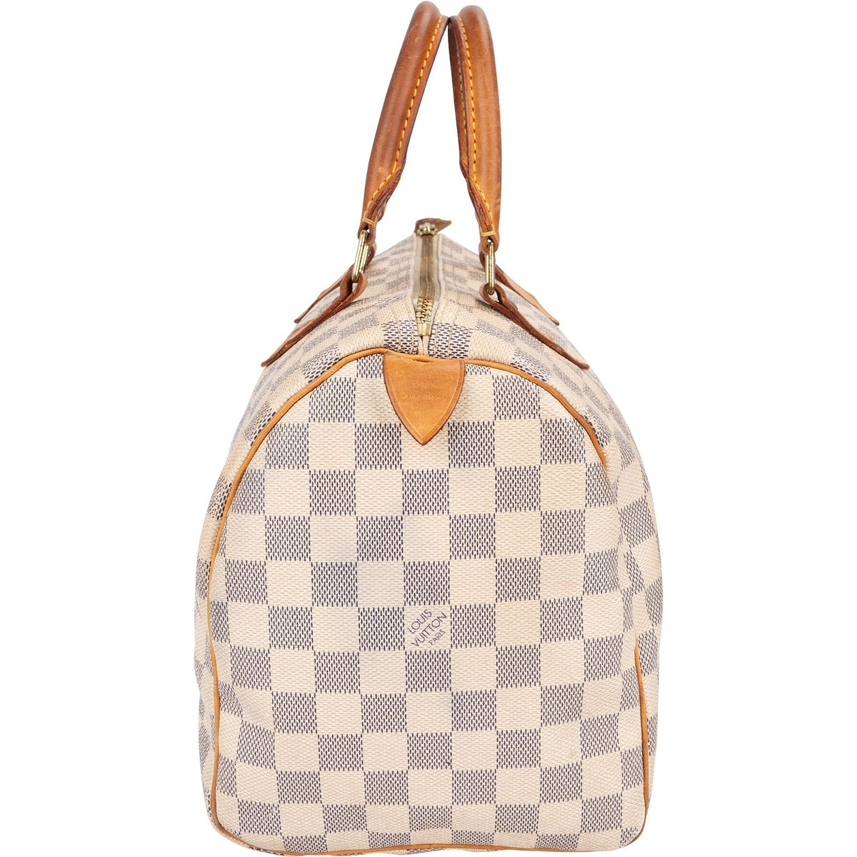 Louis Vuitton Monogram Damier Azur Speedy 30 Handbag