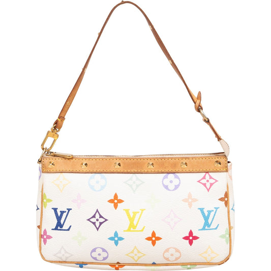 Louis Vuitton Monogram Murakami Multicolor Pochette Accessoires Handbag