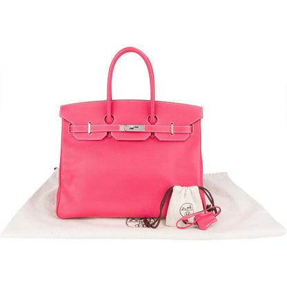 Hermès Pink Candy Epsom Leather Birkin 35 Handbag