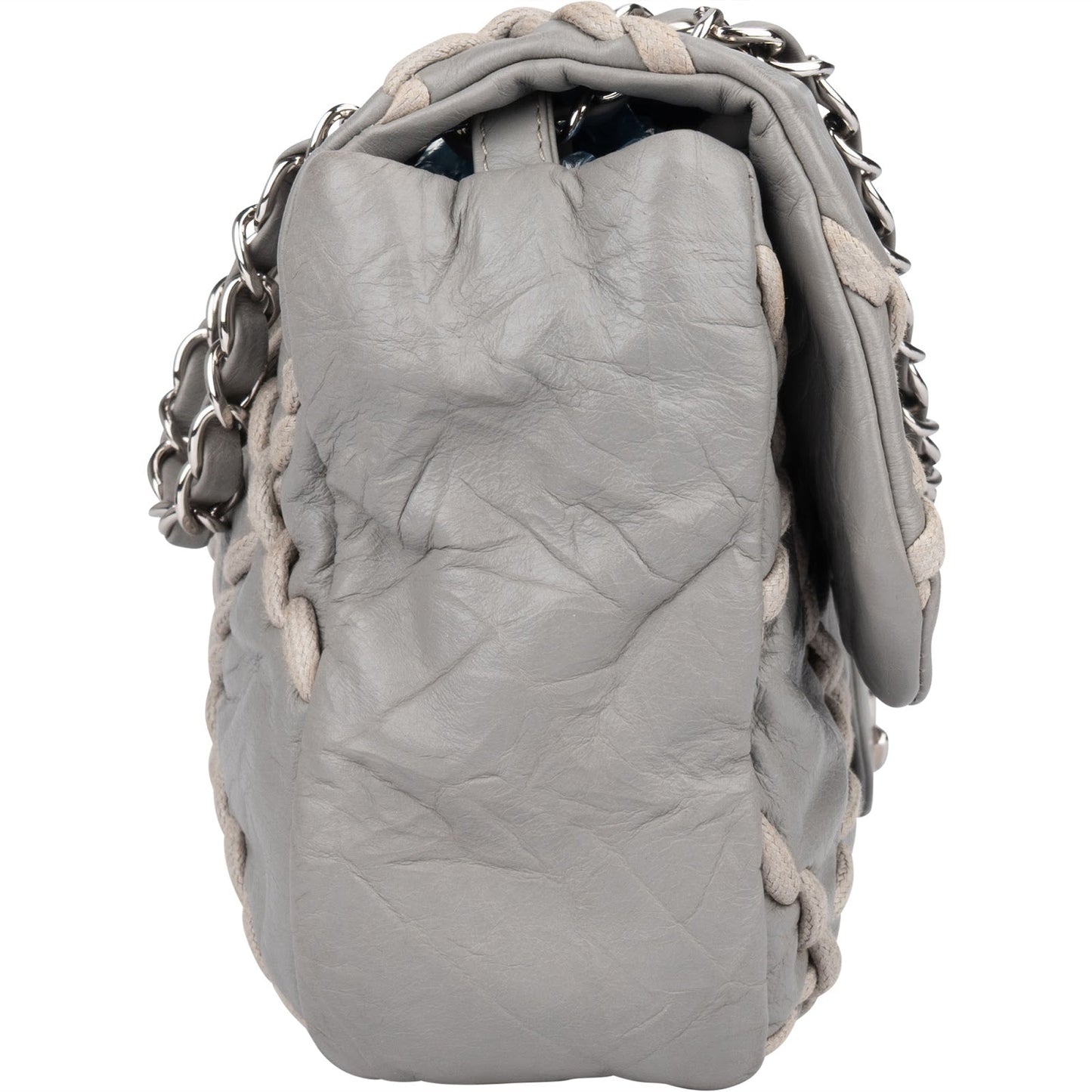 Chanel Leather Ultra Stitch Single Flap Shoulder Bag