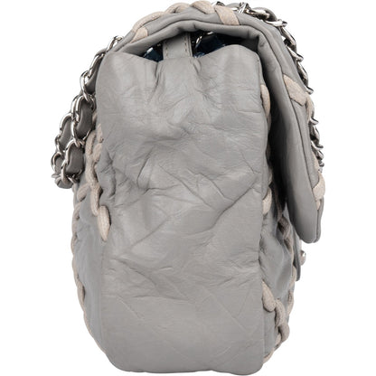 Chanel Leather Ultra Stitch Single Flap Shoulder Bag