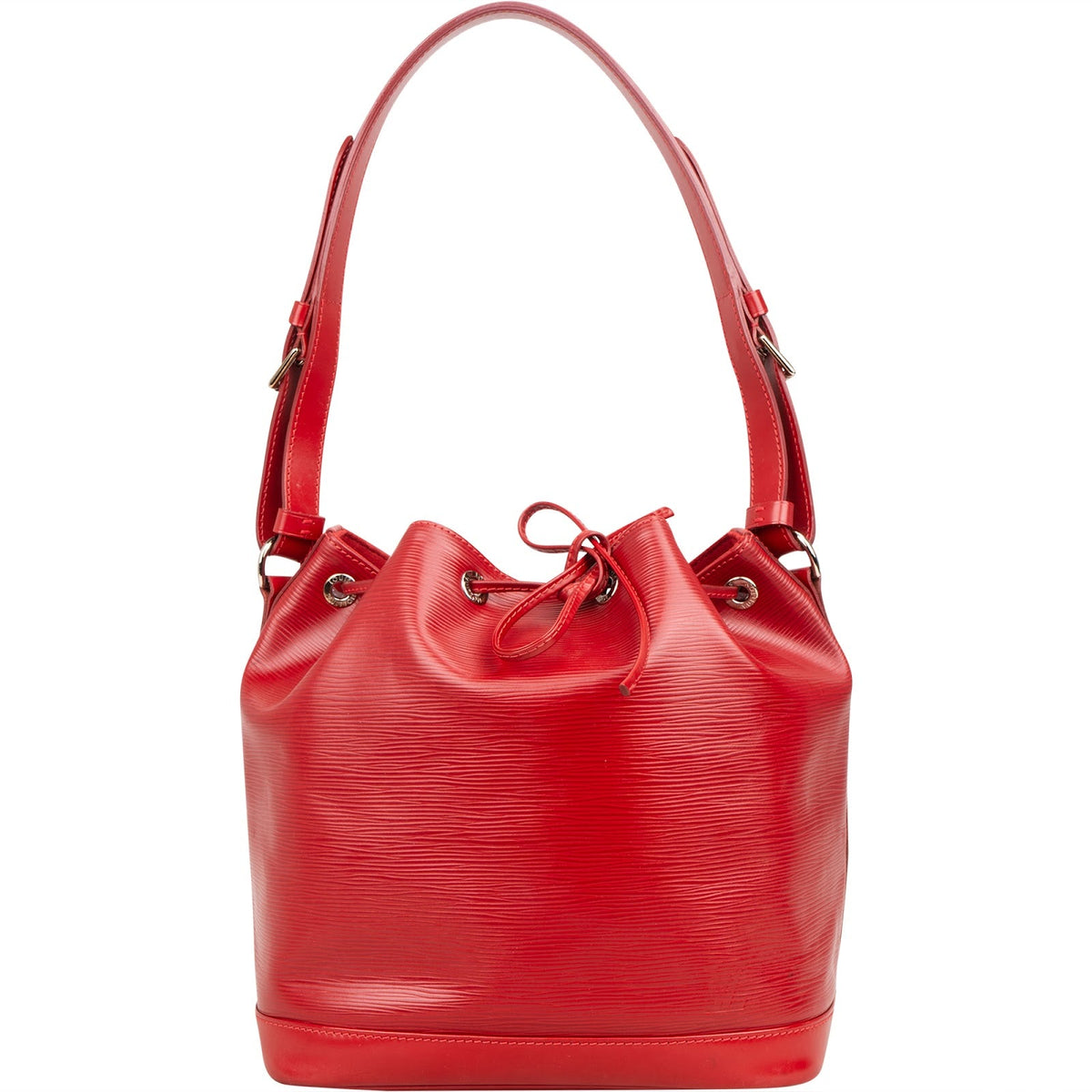 Louis Vuitton Red Epi Leather NM Sac Noé Petit Shoulder Bag