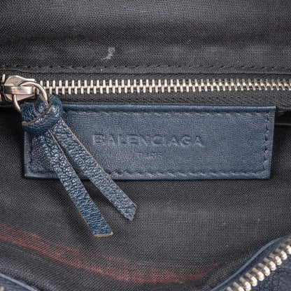 Balenciaga Blue  Leather Giant City Handbag
