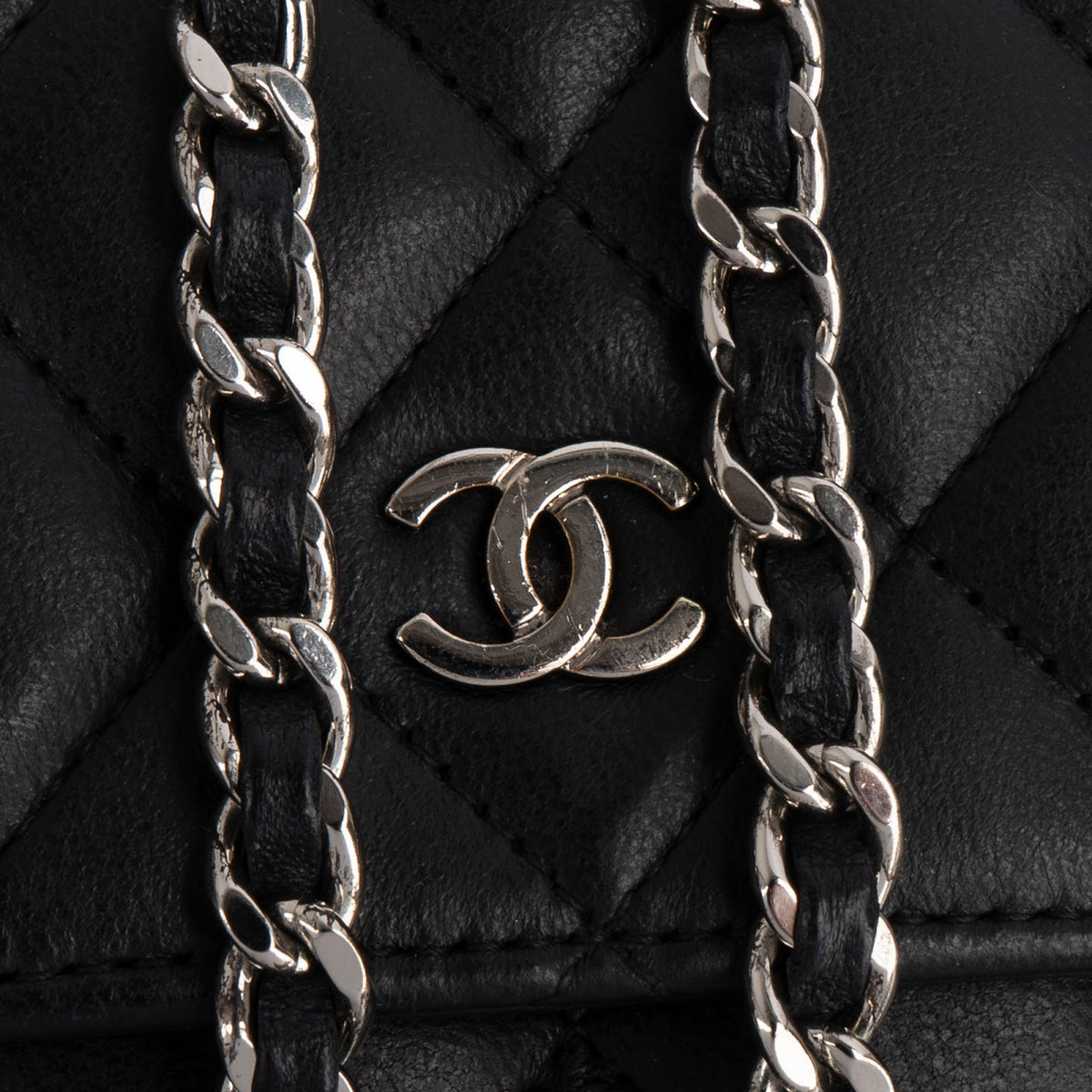 Chanel Quilted Lambskin Wallet on Chain Crossbody Bag