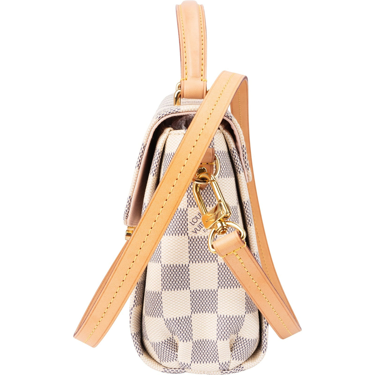 Louis Vuitton Monogram Damier Azur Canvas Crossette Handbag