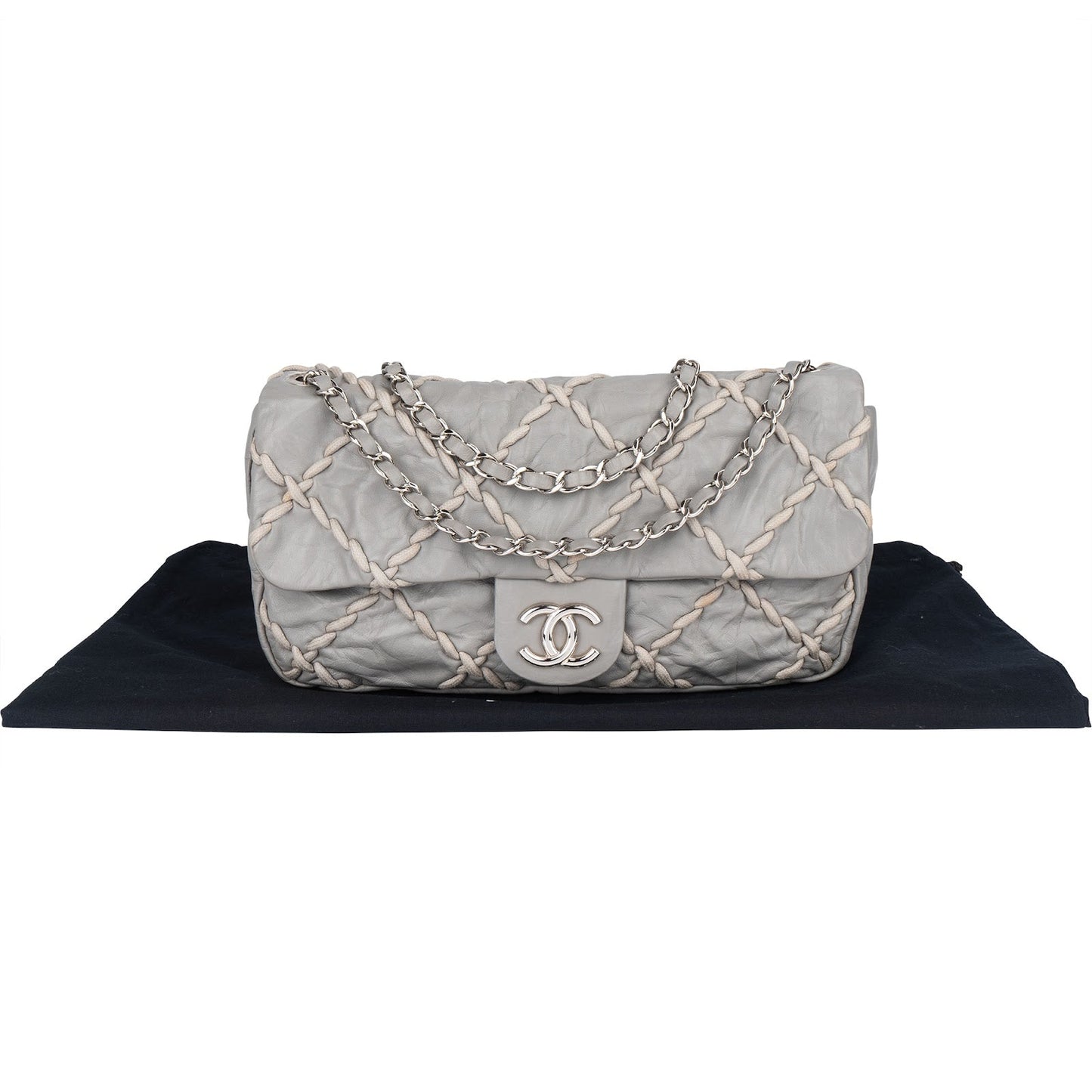 Chanel Leather Ultra Stitch Single Flap Shoulder Bag
