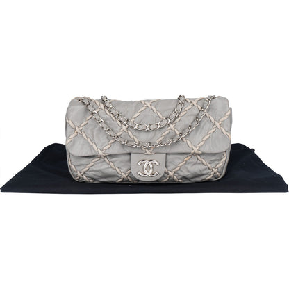Chanel Leather Ultra Stitch Single Flap Shoulder Bag