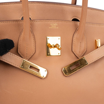 Hermès Natural Swift Leather Birkin 30 Handbag