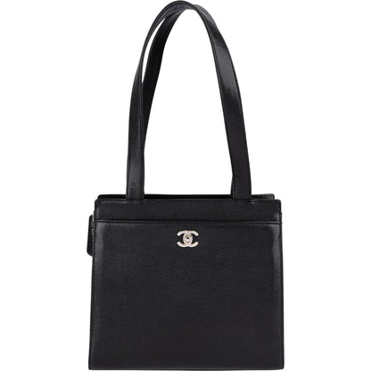 Chanel Caviar Leather Coco Mark Tote Shoulder Bag