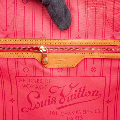 Louis Vuitton Monogram Canvas Limited Roses Neverfull MM Shoulder Bag