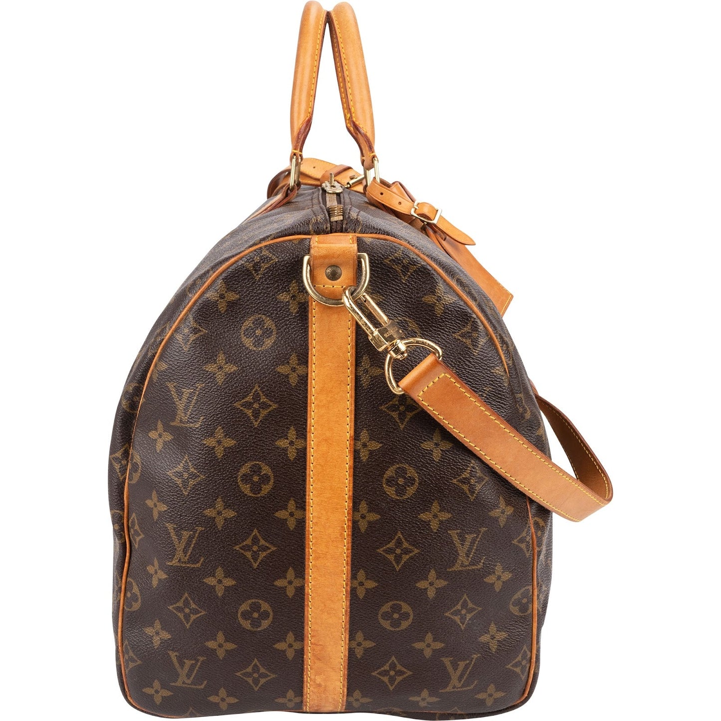Louis Vuitton Monogram Canvas Keepall 55 Bandoulière Travel Bag