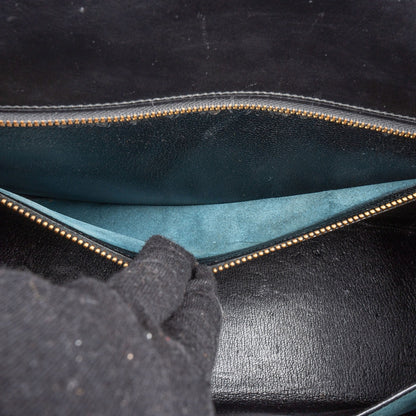 Hermès Noir Boxcalf Kelly 35 Sellier Handbag