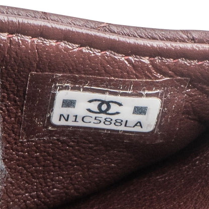 Chanel Quilted Lambskin Extra Mini Miniatur Double Flap Pendant Bag