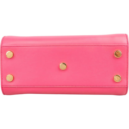 Saint Laurent Pink Calfskin Nano Sac De Jour Handbag