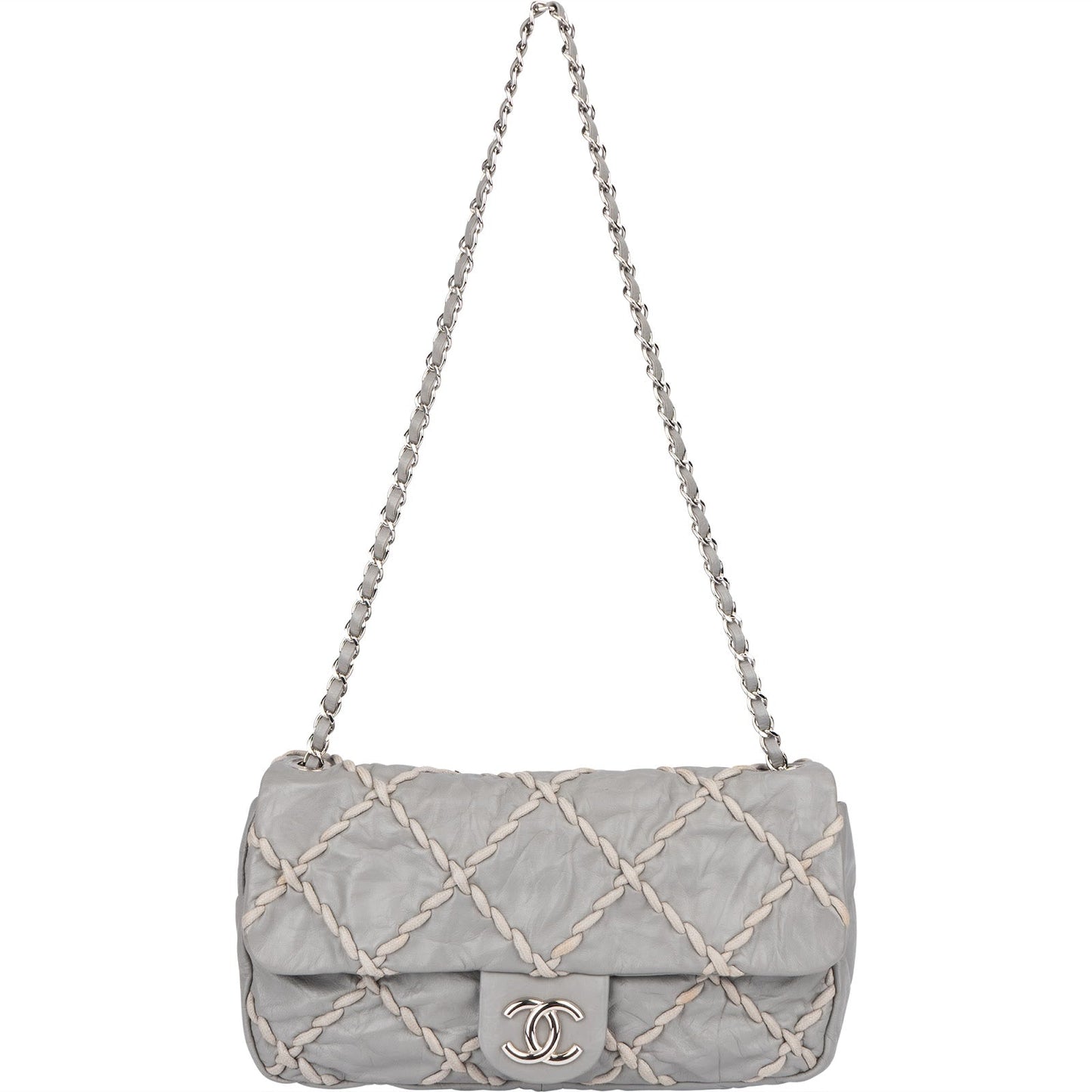 Chanel Leather Ultra Stitch Single Flap Shoulder Bag