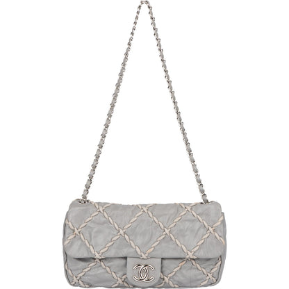 Chanel Leather Ultra Stitch Single Flap Shoulder Bag