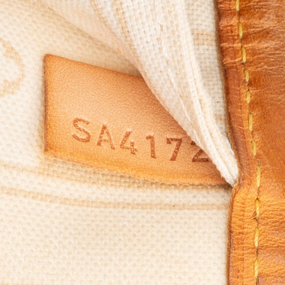 Louis Vuitton Monogram Damier Azur Canvas Neverfull MM Shoulder Bag