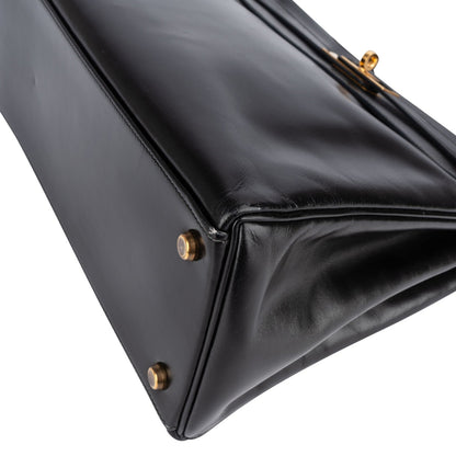 Hermès Box Calfskin Kelly 32 Retourne Handbag