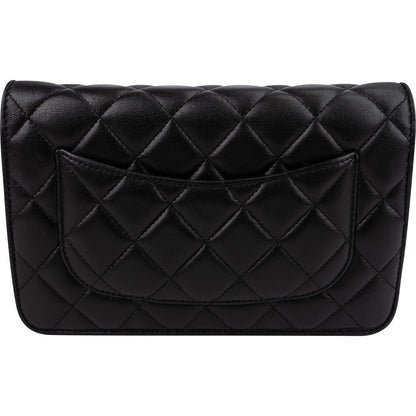 Chanel Quilted Lambskin CC Wallet On Chain Crossbody Bag