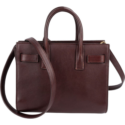 Saint Laurent Calfskin Leather Nano Sac De Jour Handbag