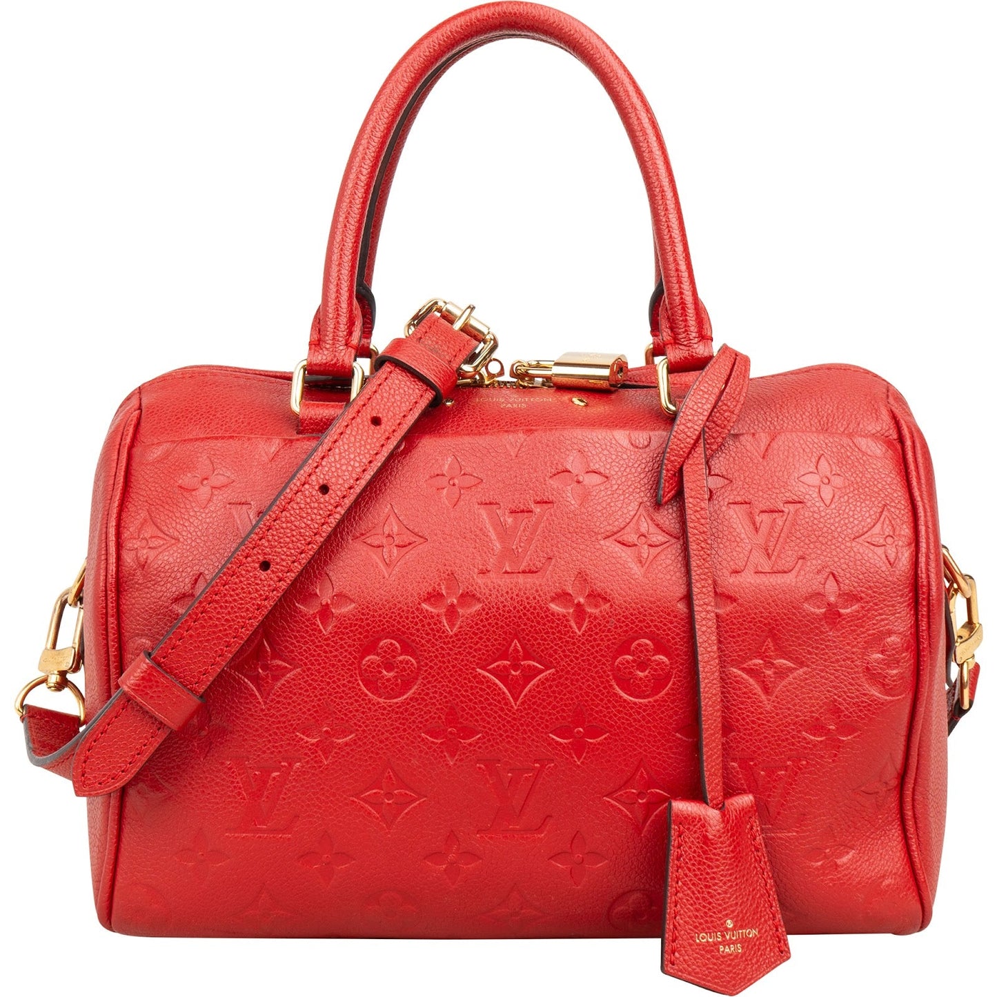 Louis Vuitton Leather Monogram Empreinte Speedy 25 Bandoulière Handbag